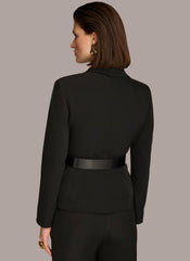Donna Karan Blazers | Women BELTED BLAZER Black