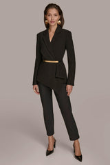 Donna Karan Blazers | Women JACKET WITH BAR BELT Black