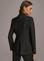 Donna Karan Blazers | Women ONE BUTTON JACKET Black
