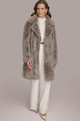 Donna Karan Coats And Jackets | Women LUXE FUR COAT Brown Mix