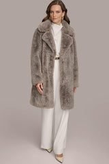Donna Karan Coats And Jackets | Women LUXE FUR COAT Brown Mix