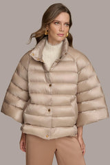 Donna Karan Coats And Jackets | Women PUFFER CAPE Latte