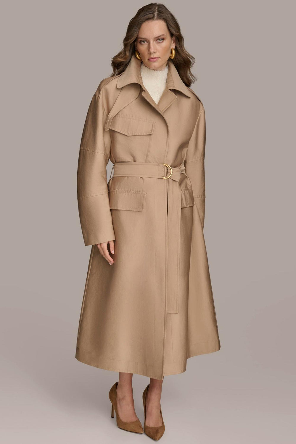 Donna Karan Coats And Jackets | Women RAIN JACKET Khaki