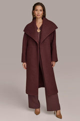 Donna Karan Coats And Jackets | Women WIDE COLLAR & SELF BELT COAT Brandywine
