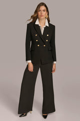 Donna Karan Coats And Jackets | Women WOOL BLAZER JACKET Black