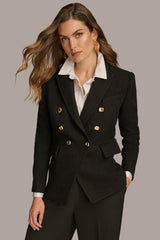 Donna Karan Coats And Jackets | Women WOOL BLAZER JACKET Black