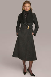 Donna Karan Coats And Jackets | Women WOOL COAT Black