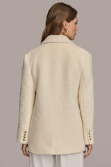 Donna Karan Coats And Jackets | Women WOOL COAT Ivory