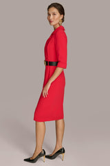 Donna Karan Dresses And Jumpsuits | Women BELTED SHEATH DRESS Red