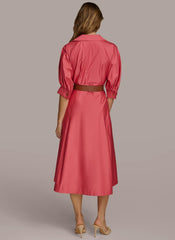 Donna Karan Dresses And Jumpsuits | Women COTTON SHIRT DRESS Rose Quartz