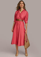 Donna Karan Dresses And Jumpsuits | Women COTTON SHIRT DRESS Rose Quartz