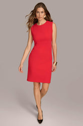 Donna Karan Dresses And Jumpsuits | Women CREPE SHEATH DRESS Red