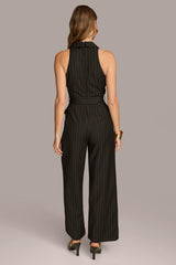 Donna Karan Dresses And Jumpsuits | Women JUMPSUIT WITH TIE FRONT Black