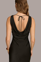 Donna Karan Dresses And Jumpsuits | Women SATIN COWL NECK GOWN Black