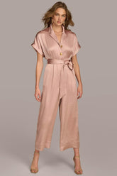 Donna Karan Dresses And Jumpsuits | Women SATIN JUMPSUIT Rose