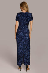 Donna Karan Dresses And Jumpsuits | Women SEQUIN GOWN Navy