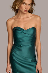 Donna Karan Dresses And Jumpsuits | Women SWEETHEART NECKLINE GOWN Spruce