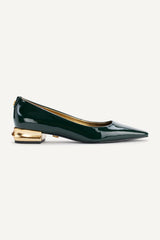 Donna Karan Flats And Loafers | Women SAVITA POINTED FLAT Forest Green