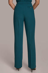 Donna Karan Pants | Women MID-RISE STRAIGHT LEG PANT Peacock