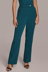 Donna Karan Pants | Women MID-RISE STRAIGHT LEG PANT Peacock