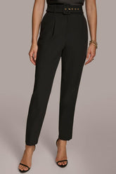 Donna Karan Pants | Women PLEATED PANT WITH BELT Black