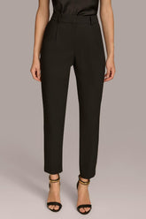 Donna Karan Pants | Women PLEATED SLIM LEG TROUSER Black