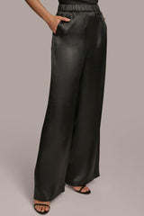 Donna Karan Pants | Women PULL-ON WIDE LEG TROUSER Black