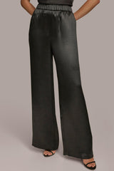 Donna Karan Pants | Women PULL-ON WIDE LEG TROUSER Black