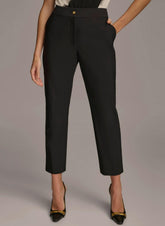 Donna Karan Pants | Women SLIM LEG ANKLE LENGTH PANT Black