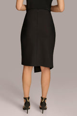 Donna Karan Skirts | Women PENCIL SKIRT WITH BUCKLE DETAIL Black