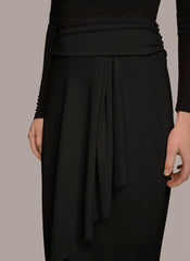 Donna Karan Skirts | Women RUCHED SKIRT Black