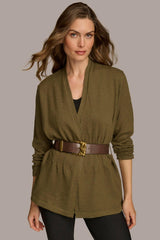 Donna Karan Sweaters And Tops | Women BELTED SWEATER Beech