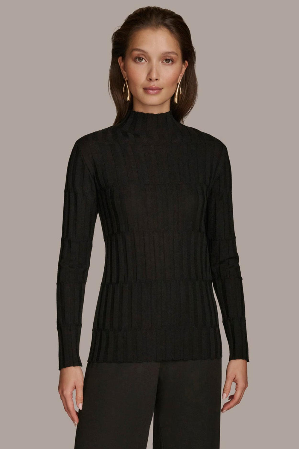 Donna Karan Sweaters And Tops | Women MERINO WOOL SWEATER Black