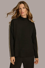 Donna Karan Sweaters And Tops | Women MOCK NECK SWEATER Black