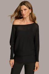 Donna Karan Sweaters And Tops | Women OVERSIZED SWEATER Black
