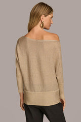 Donna Karan Sweaters And Tops | Women OVERSIZED SWEATER Gold