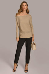 Donna Karan Sweaters And Tops | Women OVERSIZED SWEATER Gold