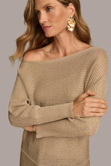 Donna Karan Sweaters And Tops | Women OVERSIZED SWEATER Gold
