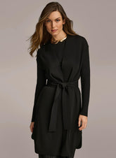 Donna Karan Sweaters And Tops | Women TIE WAIST CARDIGAN Black