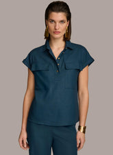 Donna Karan Sweaters And Tops | Women UTILITY TOP Tide