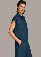 Donna Karan Sweaters And Tops | Women UTILITY TOP Tide