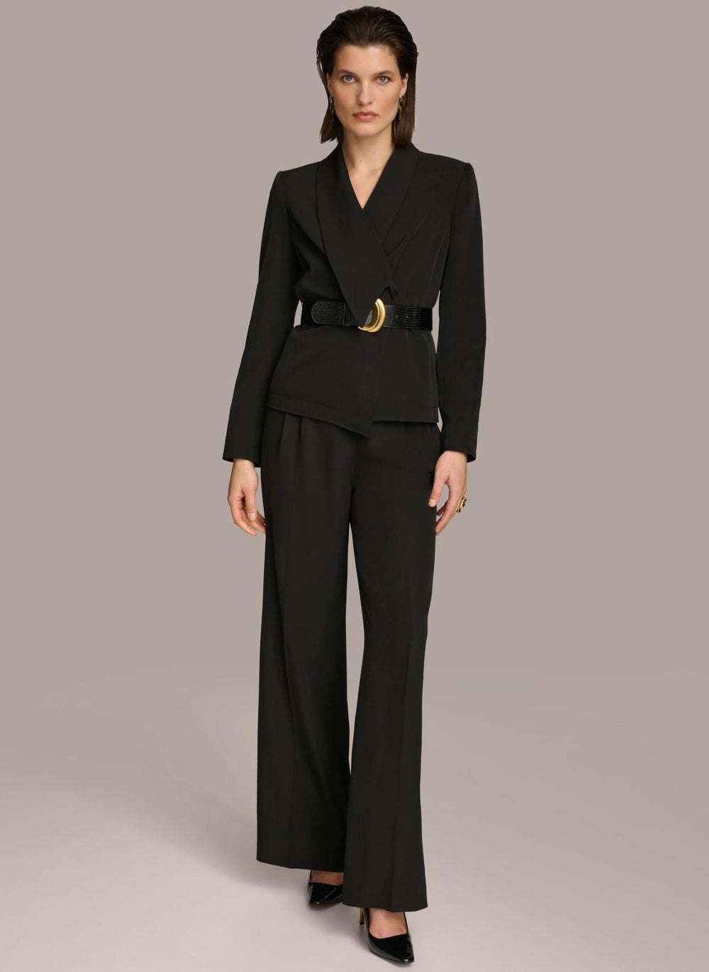 Donna Karan Blazers | Women BELTED BLAZER Black