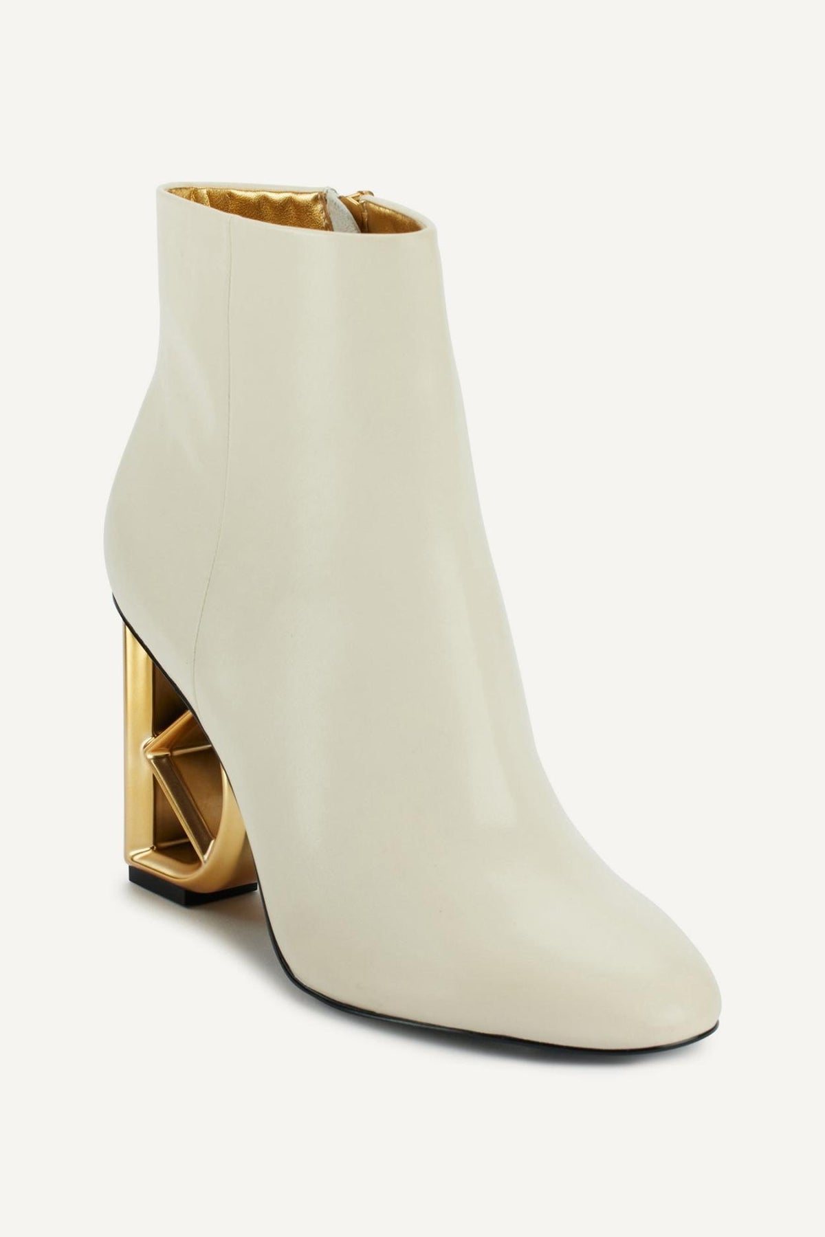 Donna Karan Boots And Booties | Women WEDGE BOOTIE Ivory