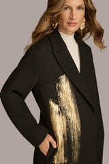 Donna Karan Coats And Jackets | Women BRUSH STROKE JACKET Black