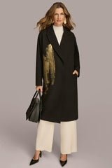Donna Karan Coats And Jackets | Women BRUSH STROKE JACKET Black