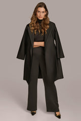 Donna Karan Coats And Jackets | Women LAYERED EFFECT COAT Black