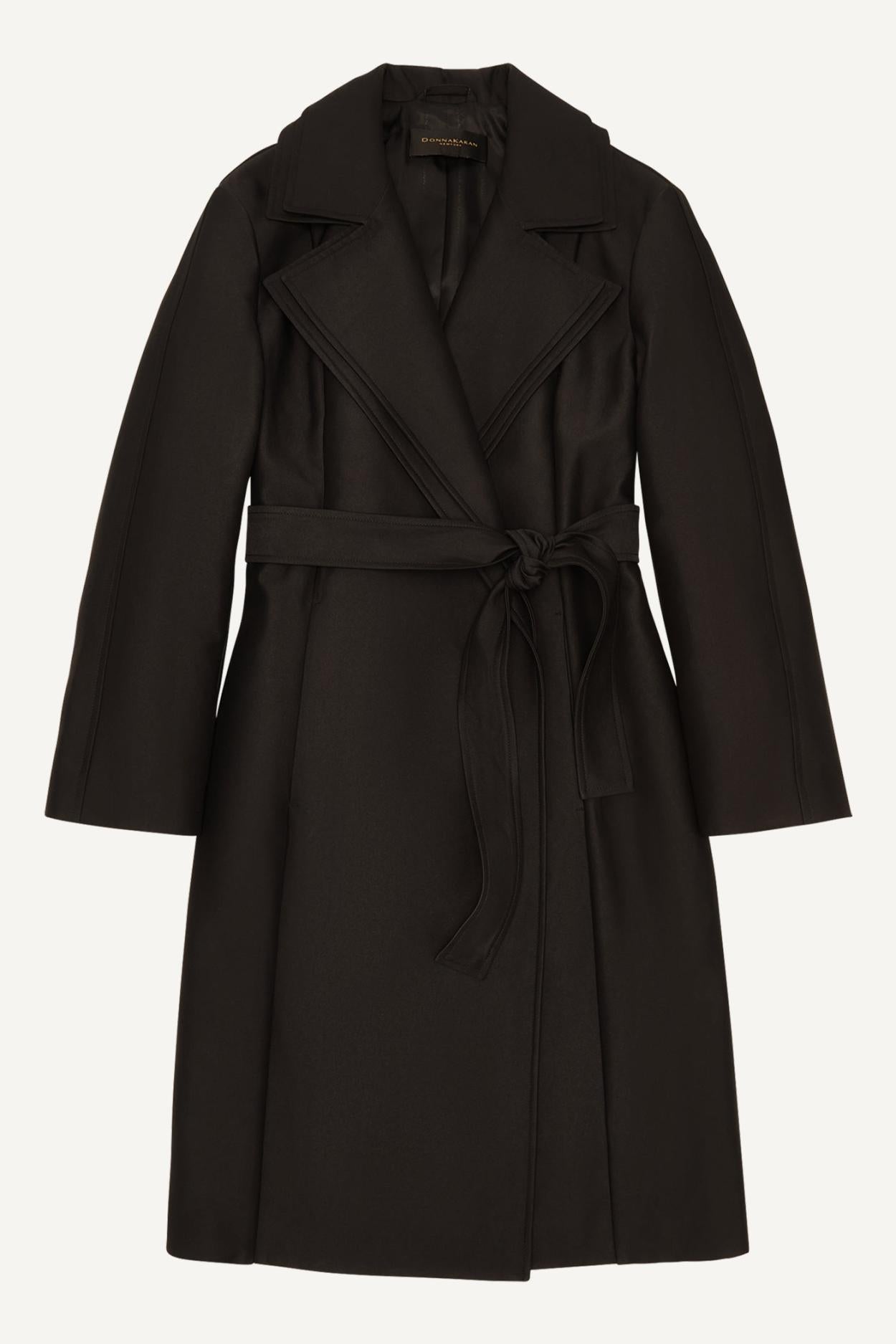 Donna Karan Coats And Jackets | Women LAYERED EFFECT COAT Black