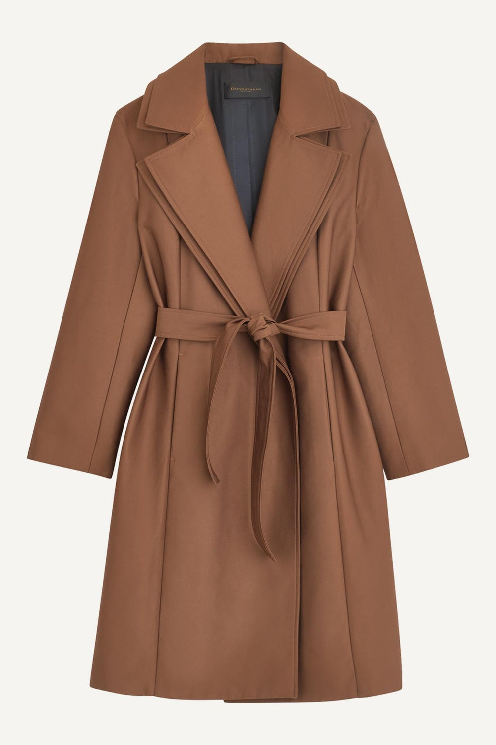 Donna Karan Coats And Jackets | Women LAYERED EFFECT COAT Tobacco