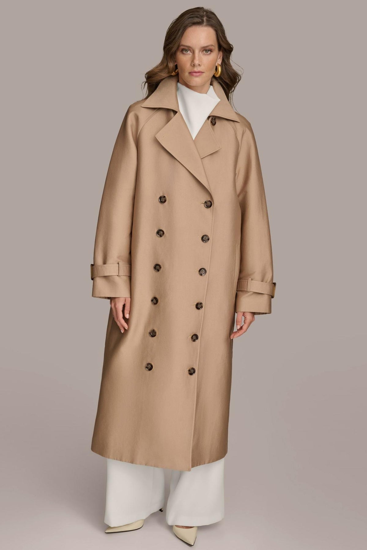 Donna Karan Coats And Jackets | Women LIGHT WEIGHT TRENCH Khaki