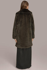 Donna Karan Coats And Jackets | Women LUXE FUR COAT Rich Brown